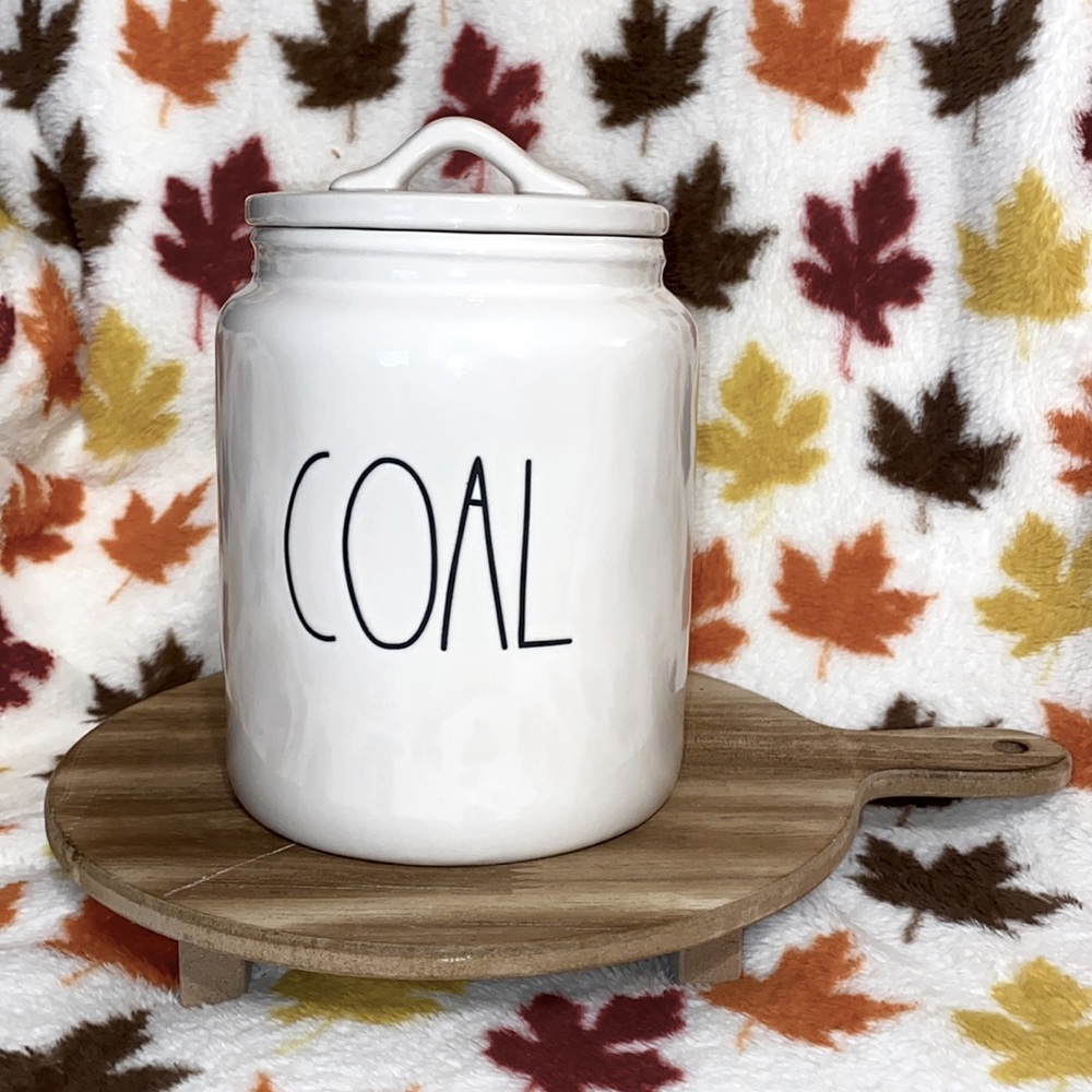 Brand New Coal Rae Dunn Canister